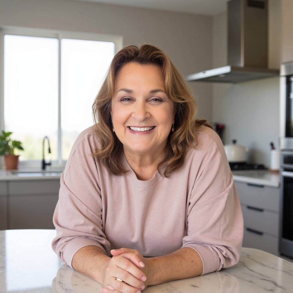 Sheri Long, founder of Longtime Genie, smiling warmly